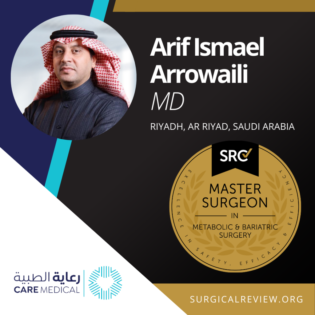 SRC Master Surgeon Arif Ismael Arrowaili, MD