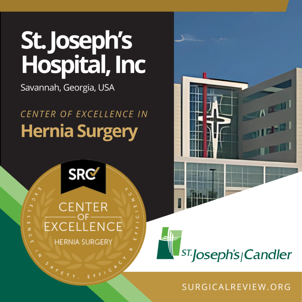 SRC Centers of Excellence St. Joseph's Hospital, Inc in Savannah, Georgia, USA –