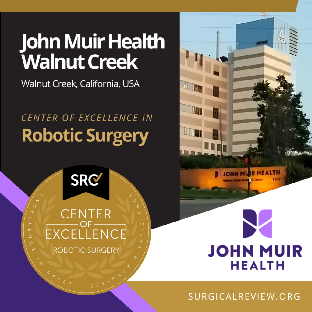 SRC Center of Excellence John Muir Health Walnut Creek in Walnut Creek, California, USA