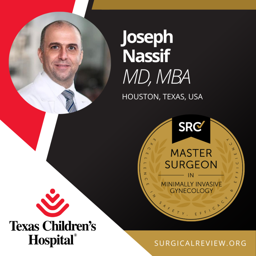 SRC Master Surgeon Joseph Nassif, MD, MBA