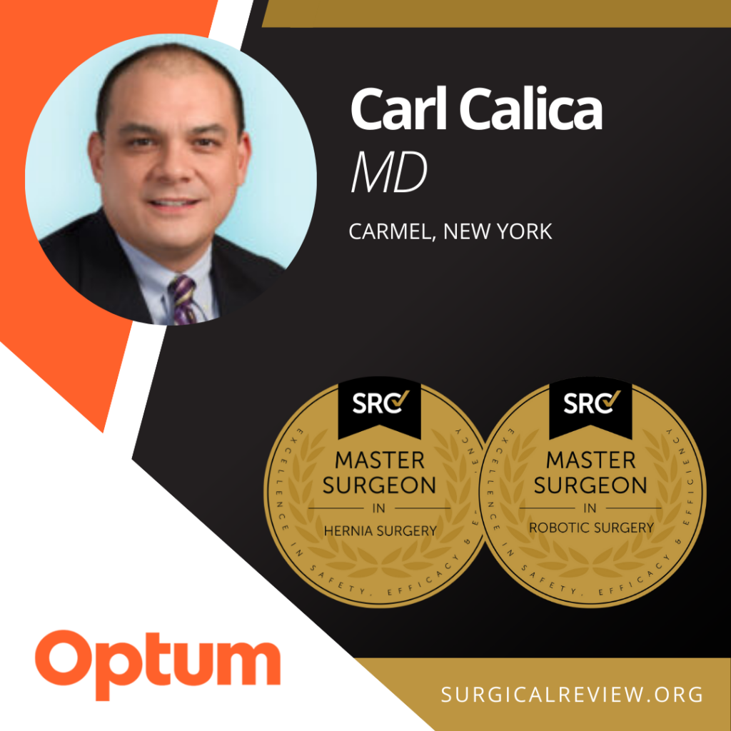 SRC-accredited Master Surgeon Carl F. Calica, MD 