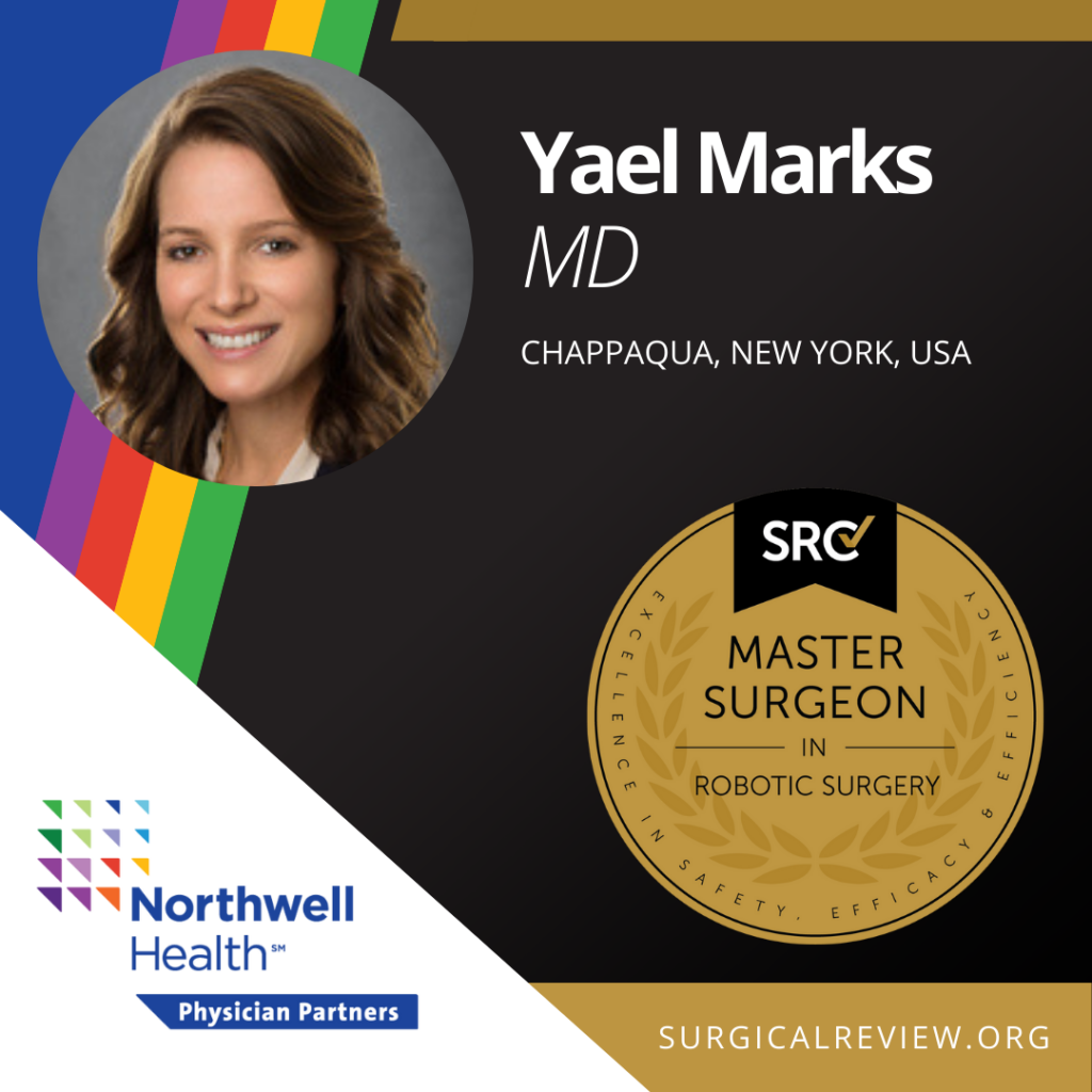 SRC-accredited Master Surgeon in Robotic Surgery Yael Marks, MD